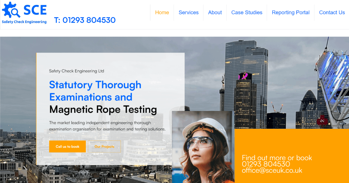 Safety Check Engineering Thorough Examinations and Inspections for